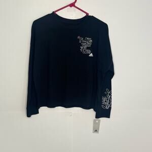 Girls Adidas Long Sleeve Tee Size Large
